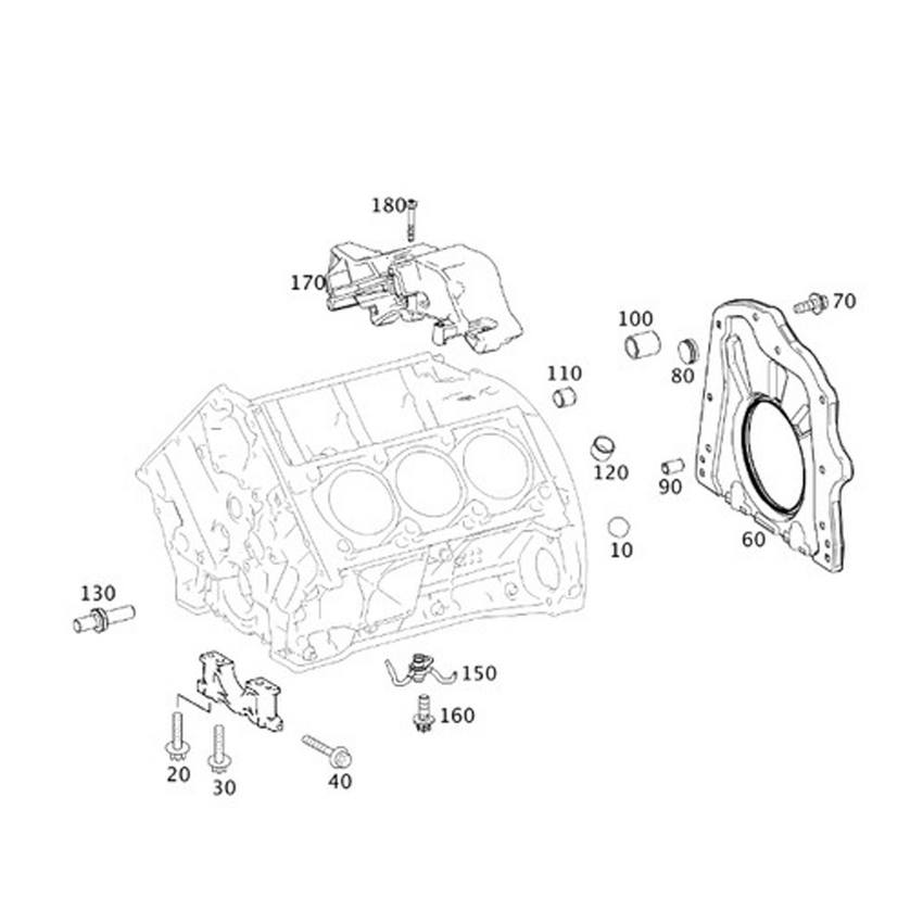 Mercedes Engine Expansion Plug 0029984750